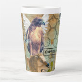 PC2511 - Angel Hawk Latte Mok (Voorkant)