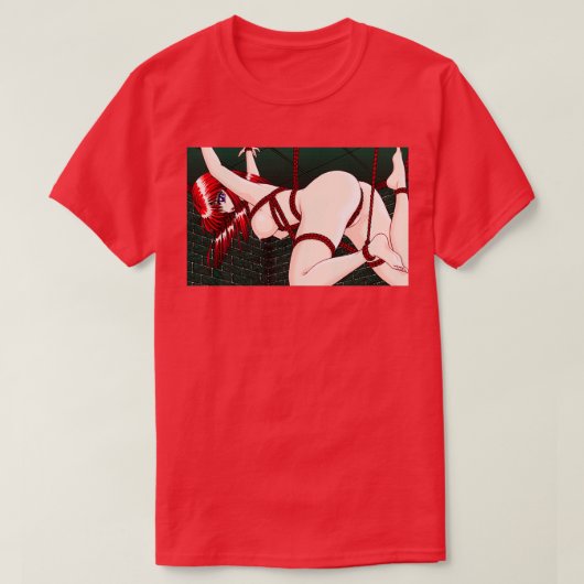 PC98 Shibari Girl T-shirt (Design voorkant)