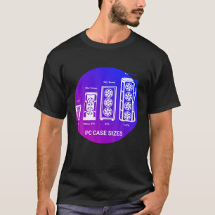 PC Builder - Circulair RGB-Hoesje met afmetingen v T-shirt