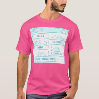 PC Computer Geek Science Nerd Gamer Boy Who Loves T-shirt