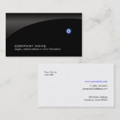 PC Computer Reparatie Technicus Simple Black Visitekaartje (Voorkant / Achterkant)