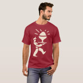 PC Cream-Man (scherp) T-shirt (Voorkant volledig)