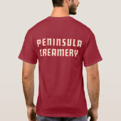 PC Cream-Man (scherp) T-shirt (Achterkant)