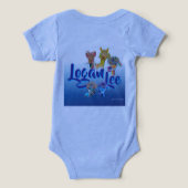 PC de bébé alpaga décalé25r (Design Verso)