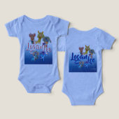 PC de bébé alpaga décalé25r (Design Recto & Verso)