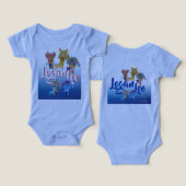 PC de bébé alpaga décalés25 (Design Recto & Verso)