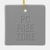 PC Free Zone grise céramique ornement carré (Devant)