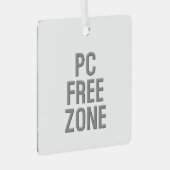 PC Free Zone ornement en métal blanc (Avant droite)