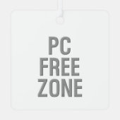 PC Free Zone ornement en métal blanc (Verso)