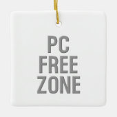 PC Free Zone wit keramisch ornament (Voorkant)