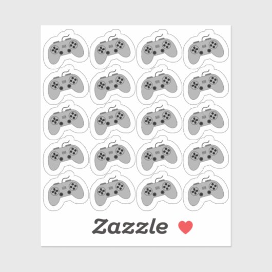 PC-gamecontroller Gaming Bujo-planner Sticker (Vel)