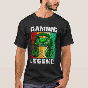 Pc Gaming Legend Zoon Broer Videospellen N Gamer T-shirt