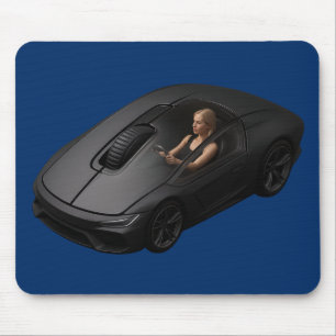 PC Mouse-Car: Klik op de snelheid van een supercar Muismat