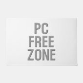PC Vrije Zone witte deurmat (Voorkant)
