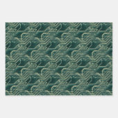 PCB Pattern Quirky Abstract Geek Inpakpapier Vel (Voorkant 3)