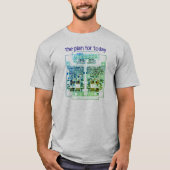 PCB Printed Circuit Board Platinen-Shirt mit Plan T-shirt (Voorkant)