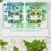 PCB Printed Circuit Board Platinen-Tuch mit Plan Theedoek (Gevouwen)