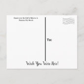 PCB Sunset Wish U Was Here Briefkaart (Achterkant)