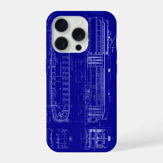 PCC Blueprint iPhone Hoesje iPhone 15 Pro Hoesje