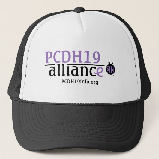 PCDH19 Alliance Logo Trucker Hat Pet (Voorkant)