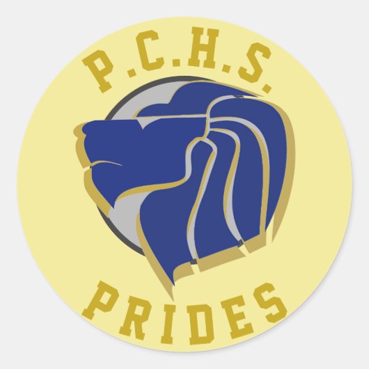 PCHS Bluemane Sticker (Voorkant)
