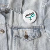 PCOS Awareness 3 Ronde Button 5,7 Cm (In situ)