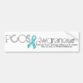PCOS Awareness Bumper Stick - Voordelen van ons IV Bumpersticker (Voorkant)