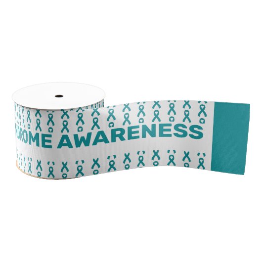 PCOS Awareness Pattern Ribbon Grosgrain Lint (Spoel)