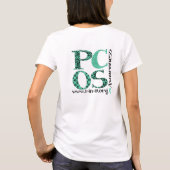 PCOS Awarness T-shirt (Achterkant)