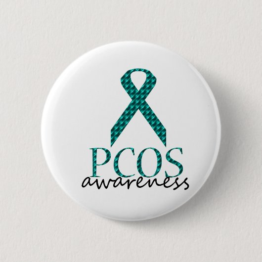 PCOS-bewustzijn Ronde Button 5,7 Cm (Voorkant)