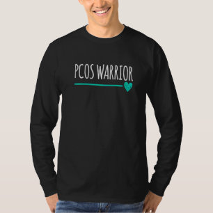 PCOS krijger pcos Bewustzijn Polycysteus ovarium s T-shirt