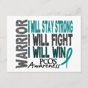 PCOS Warrior Briefkaart