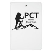 PCT - Pacific Crest Trail Mini Klembord (Achterkant)