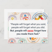 PCTY Waarde Briefkaart met citaat (Voorkant / Achterkant)