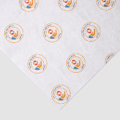 PCTY WAARDEN Weefseldocument "Leef de Reputatie" Tissuepapier (Detail)