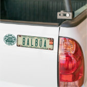 PCZ-licentie-Bord en BHS: Balboa Bumpersticker (Op Truck)