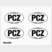 PCZ - Panama Canal Zone Sticker (Vel)