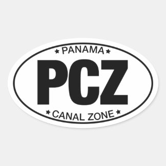 PCZ - Panama Canal Zone Sticker