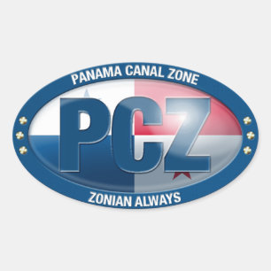 PCZ - Panama Canal Zone: Zonian Altijd, Sticker