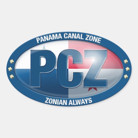 PCZ - Panama Canal Zone : Zonien Toujours, Sticker (Devant)