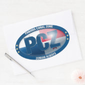 PCZ - Panama Canal Zone : Zonien Toujours, Sticker (Enveloppe)