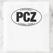 PCZ - Sticker de la zone du canal de Panama (Sac)