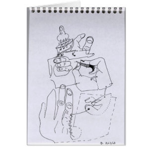 PDD 8 Kleine Zwakke Tekeningen Jeux de Mains Kaart