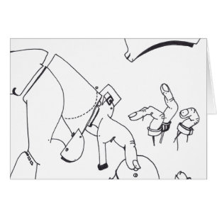 PDD kleine weetekeningen, surrealistische prothese