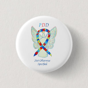 PDD-NOS (niet anders gespecificeerd) Angel-lintpij Ronde Button 3,2 Cm