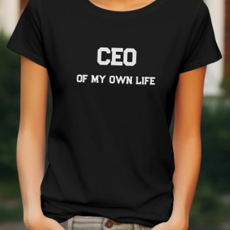 PDG de ma propre vie T-shirt de typographie motiva