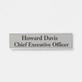 PDG Hanging Porte de signature Plaque de nom (Devant)