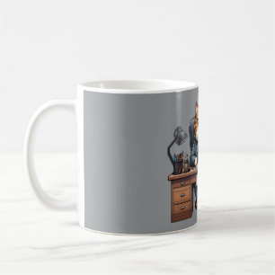 PDG (Président Directeur Félin) - Mug drôle pour a