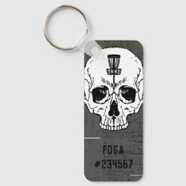 PDGA-nummerschijf met Golf-Sleutelhanger Sleutelhanger