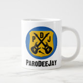 PDJ Jumbo Mug (logo rond) (Droite)